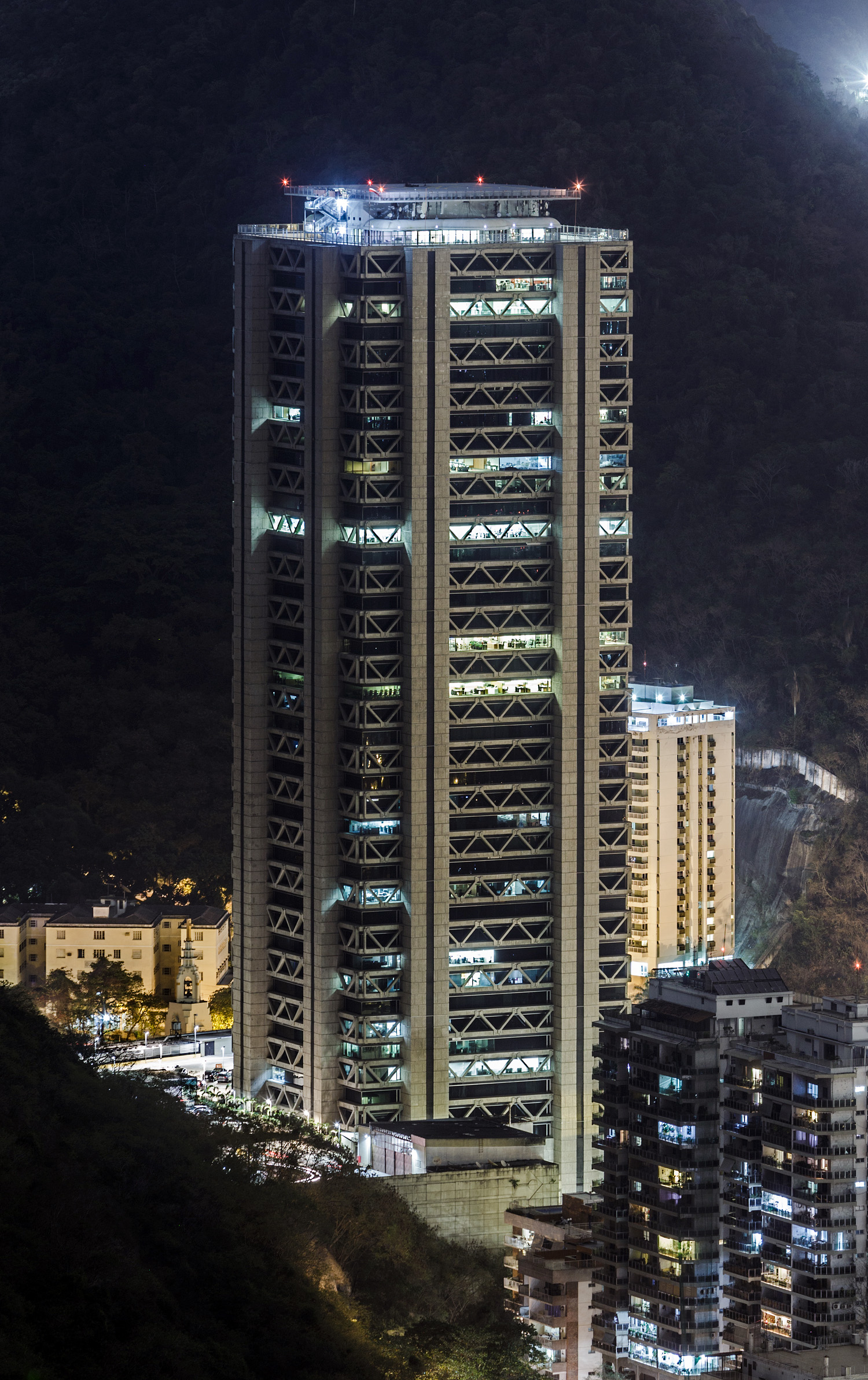 Rio Sul Center, Rio de Janeiro - View from Morro da Urca. © Mathias Beinling